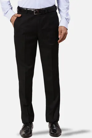 Park Avenue Men Solid Slim Fit Formal Trousers