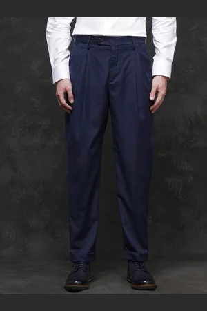 RARE RABBIT Men Mid-Rise Formal Trousers