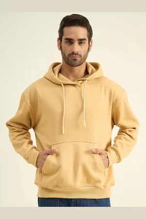Color Capital Unisex Pack Of 2 Solid Hood Cotton Pullover Sweatshirts