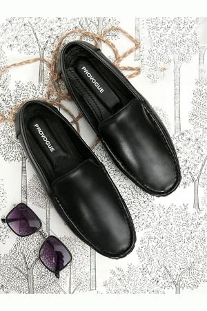 Provogue Men Leather Formal Slip-On Shoes