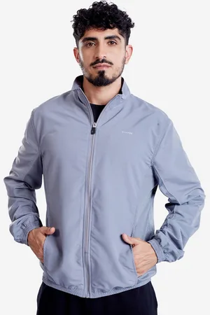 DECATHLON Men Mock Collar Lightweight Sporty Jacket
