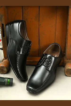 Provogue Men Textured Formal Derbys