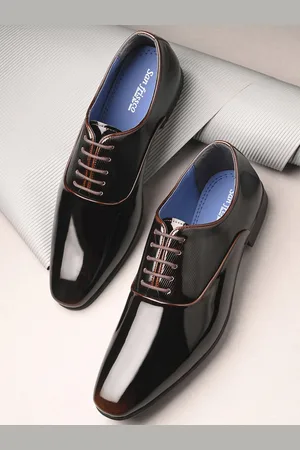 San Frissco Men Square Toe Comfort-fit Formal Derbys
