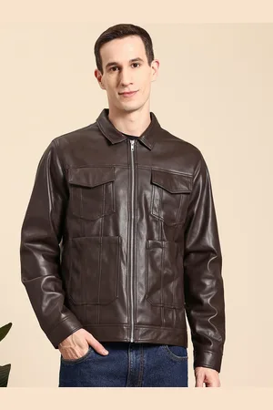 Mast & Harbour Faux Leather Tailored Jacket