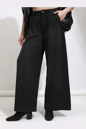 Tokyo Talkies Women Cotton Relaxed Fit High-Rise Jeans