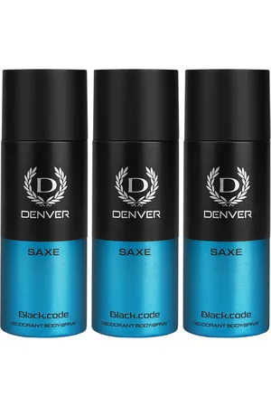 Denver Men Set of 3 Saxe Black.code Deodorant Spray - 96g (150ml) each