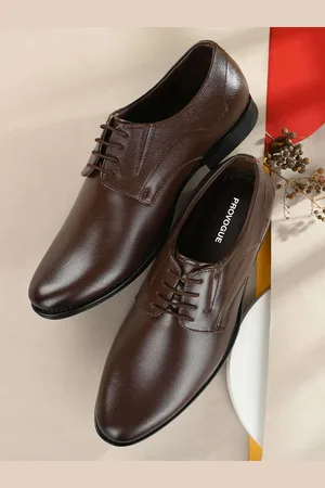 Provogue Men Leather Formal Derbys Shoes