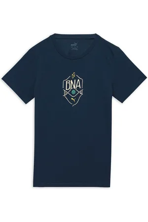PUMA Kids Unisex Neymar JR "BNA" Youth Football Logo Cotton T-shirt