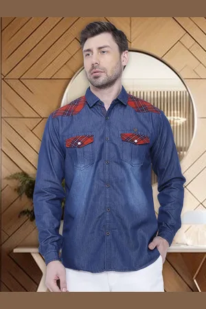 Kuons Avenue Men Smart Slim Fit Cotton Casual Shirt