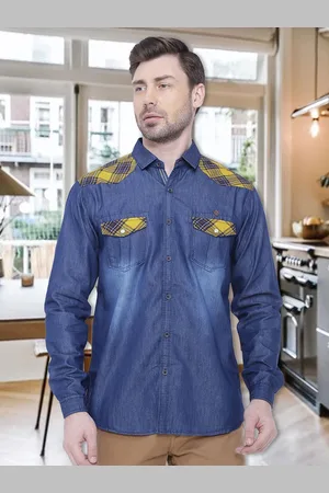Kuons Avenue Men Smart Slim Fit Cotton Casual Shirt
