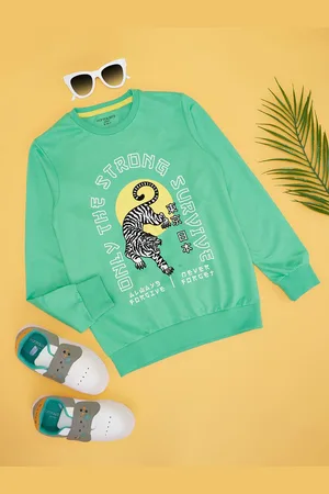 Pantaloons Boys Cotton Printed Pullover Sweatshirt