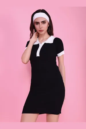 SHOWOFF Women Self Design Bodycon Dress