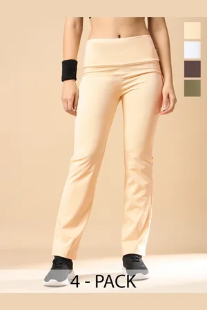 Color Capital Pack Of 4 Women High Waisted Flared Tights