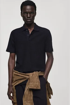 MANGO Polo Collar T-shirt