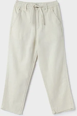 Benetton Boys Mid-Rise Regular Fit Trousers