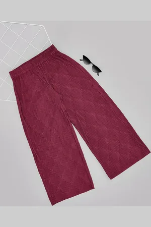 Pantaloons Girls Mid-Rise Loose Fit Trousers