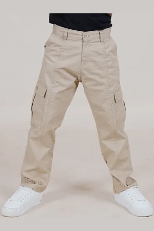 KiddoPanti Boys Cotton Cut Sew Cargo Pant