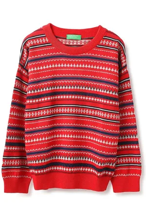 Benetton Boys Printed Pullover