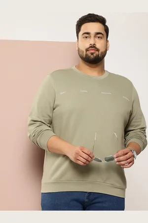 Sztori Men Plus Size Cotton Fleece Sweatshirt