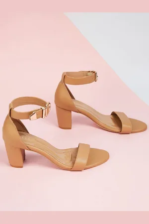 Lifestyle Women Block Heels Sandal With Buckles