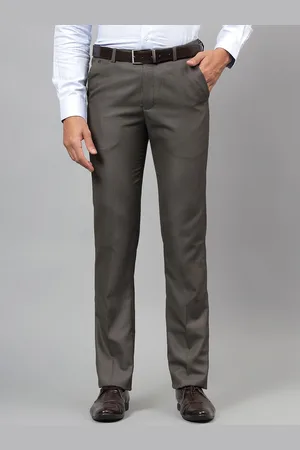 CANTABIL Men Non-Pleated Formal Trousers