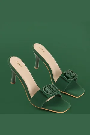 LAVIE Women Kitten Mules With Buckles