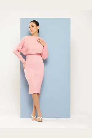 Chemistry Woollen Sheath Dress with Top