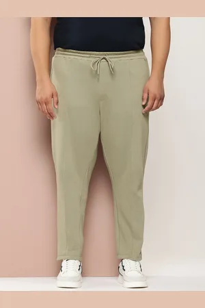 Sztori Men Plus Size Solid Track Pants