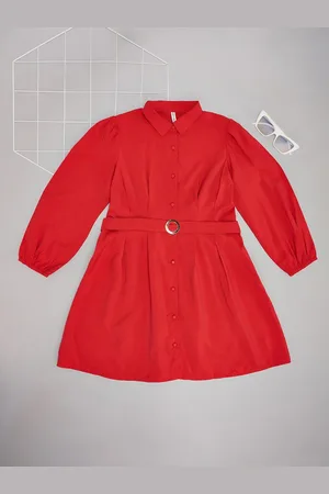 Pantaloons Girls Shirt Dress