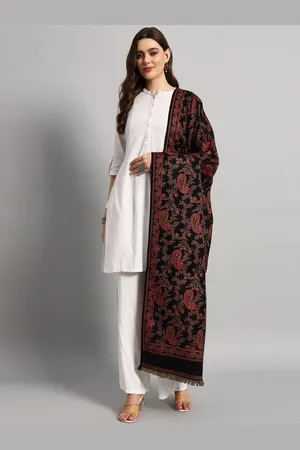 HANDICRAFT PALACE Paisley Woven Design Shawl