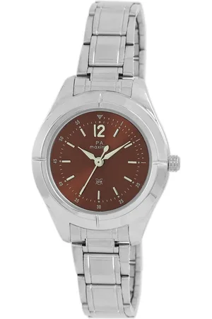 Maxima Women Dial & Stainless Steel Straps Analogue Watch 51940CALI