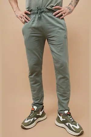 Kappa Men Solid Cotton Regular Fit Track Pant