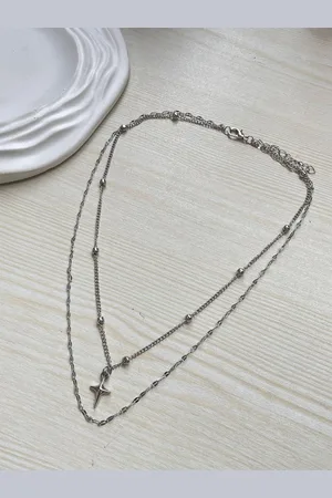 ISHKAARA Rhodium-Plated Necklace