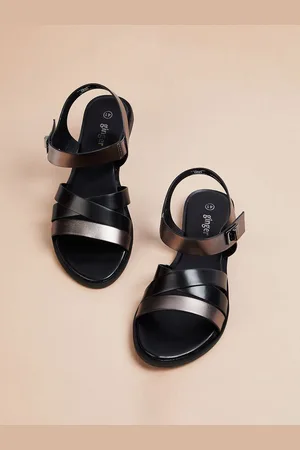 Lifestyle Women Open Toe Flats With Backstrap