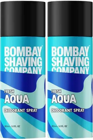 Bombay Shaving Company Men Set Of 2 Aqua Deodorant Spray - 150ml Each