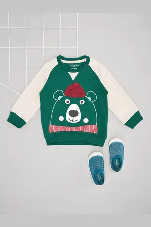 Pantaloons Boys Round Neck Cotton Pullover Sweatshirt
