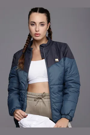 HRX Naturetherapy Rapid Dry Colourblocked Outdoor Padded Jacket