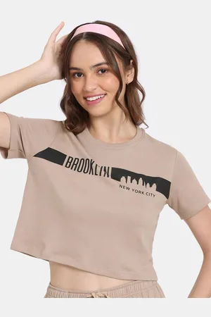 Zivame Print Cotton Crop Top