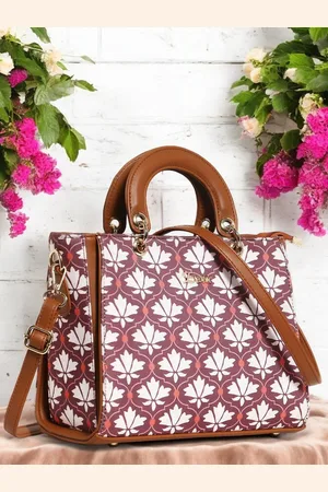 EXOTIC Women Ethnic Motifs Printed Shopper Handheld Bag