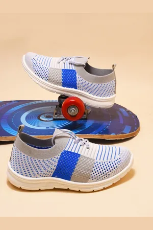 YK Girls Woven Design Sneakers Casual Shoes