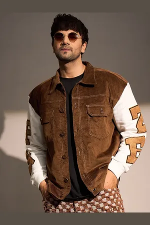 FUGAZEE Men Corduroy Quilted Jacket