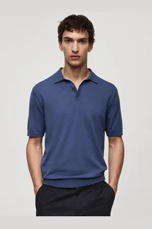 MANGO Polo Collar T-shirt