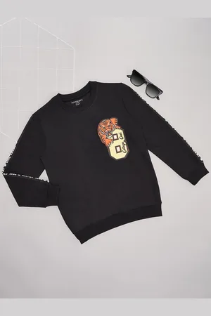 Pantaloons Boys Casual Cotton Solid Sweatshirt