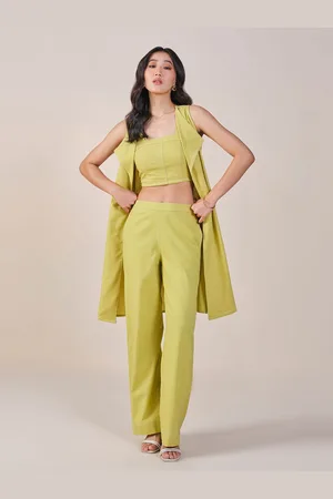 AND Top With Trousers & Shrug Co-Ords Set