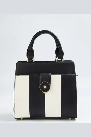 Lifestyle Women Colourblocked Structured Handheld Bag