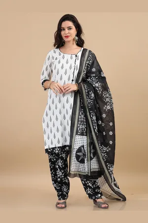 Miraan Printed Pure Cotton Unstitched Dress Material
