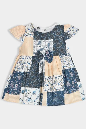 MiArcus Girls Floral Printed Fit and Flare Dress