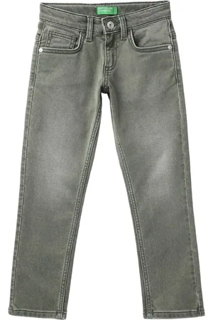 Benetton Boys Solid Slim Fit Jeans