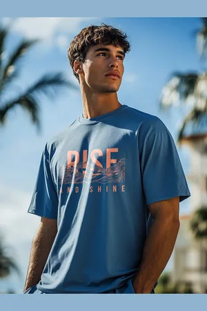 NOBERO Men Printed T-shirt
