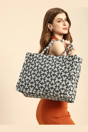 DressBerry Textured Shopper Tote Bag